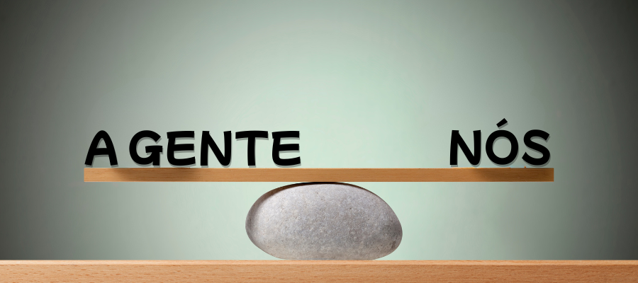 Diferença entre a gente e nós: usos, informalidade e contexto